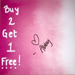 BUY 2 GET 1 FREE!! 🥳🥳